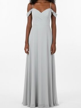 kiko dress birdy grey Pale Blush Bridesmaid Dress Mesh Size XS